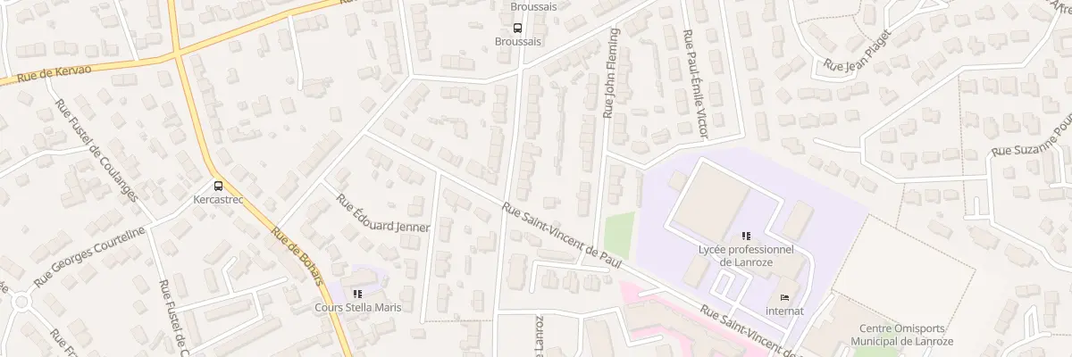 Plan du 29 Rue du Restic à Brest