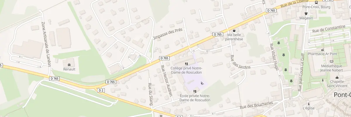 Plan du 43 Rue de la Liberté à Pont-Croix