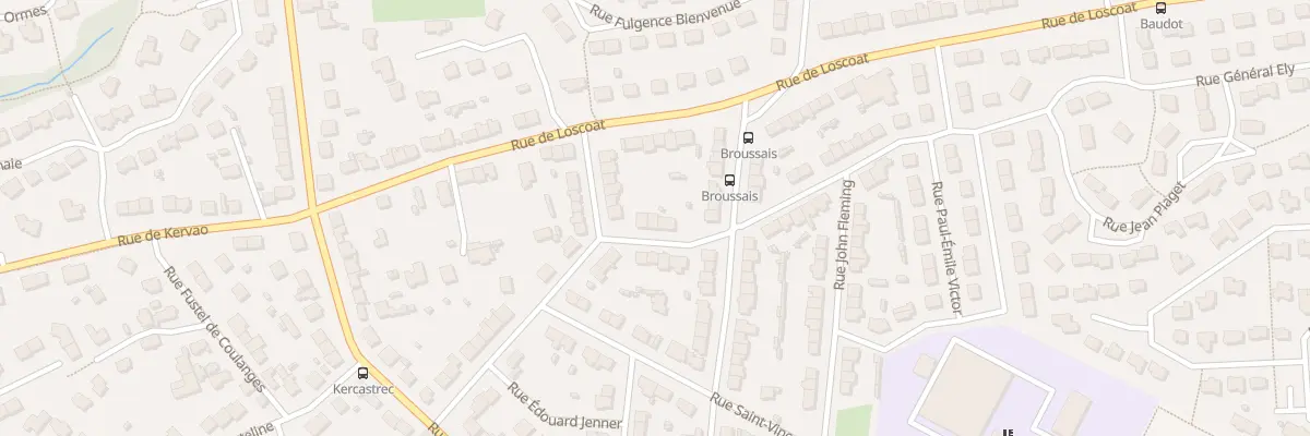 Plan du 5 Rue Professeur Leriche à Brest