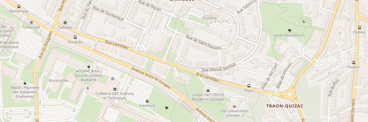 Plan du 37 Rue Marcel Sembat à Brest