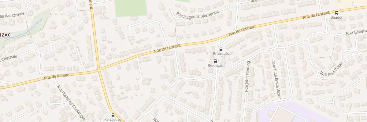 Plan du 6 Rue Henri Dunant à Brest