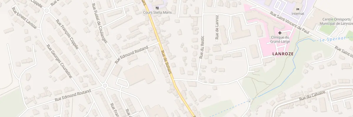 Plan du 59 Rue de Bohars à Brest