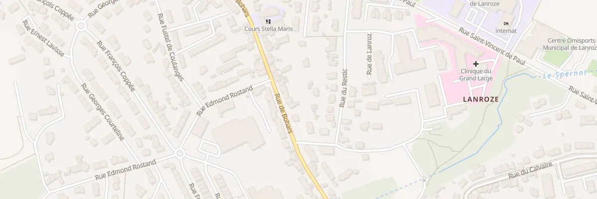 Plan du 61 Rue de Bohars à Brest