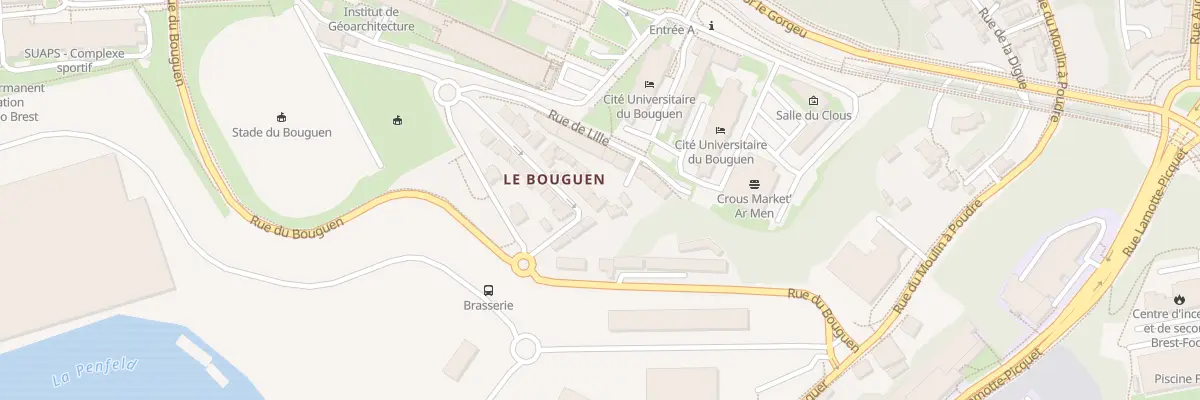 Plan du 7 Rue de Roubaix à Brest