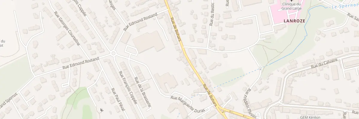 Plan du 50 Rue de Bohars à Brest