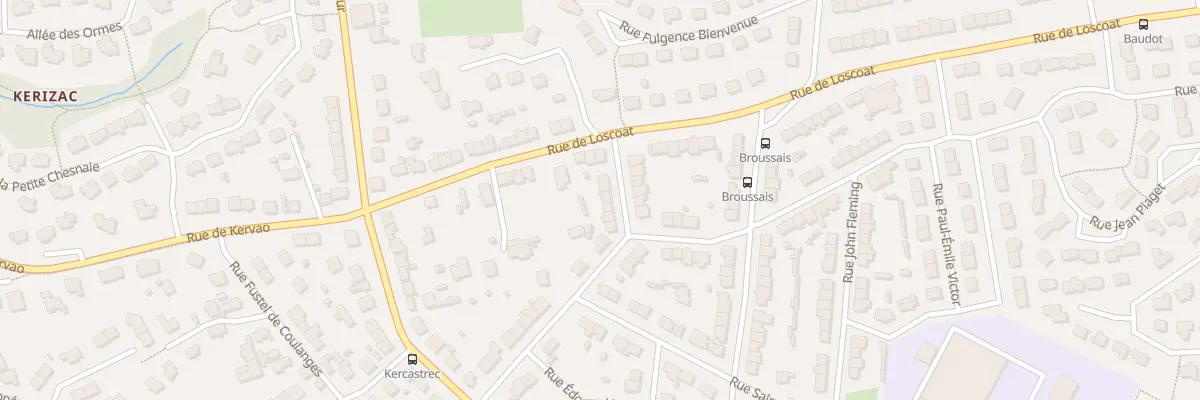 Plan du 3 Rue Henri Dunant à Brest