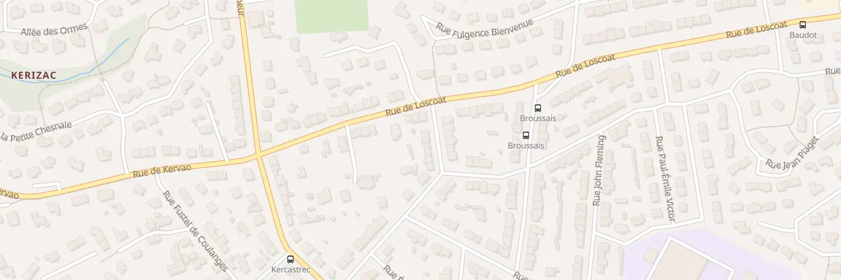 Plan du 1 Rue Henri Dunant à Brest