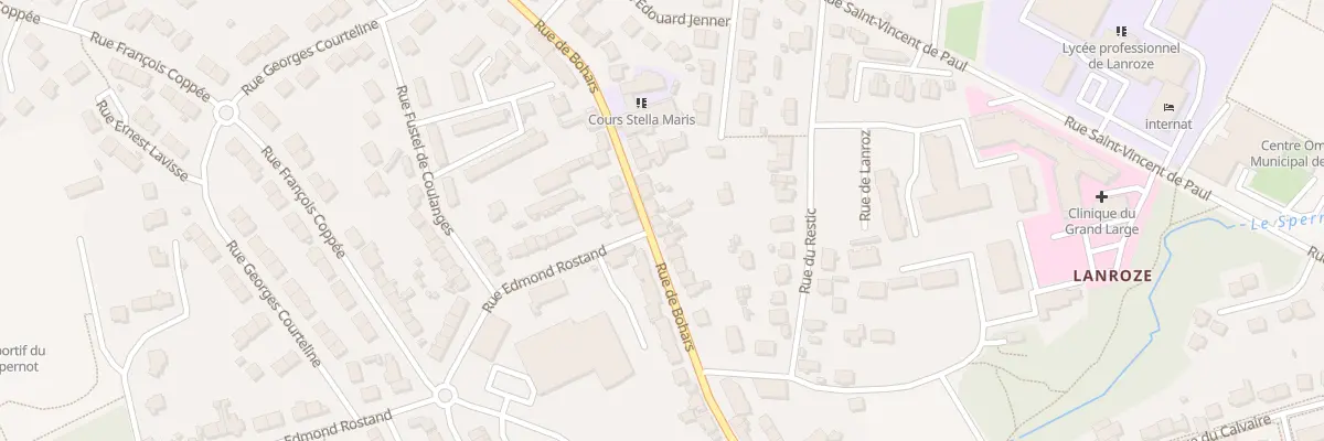 Plan du 73 Rue de Bohars à Brest