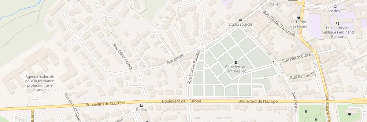 Plan du 24 Rue Bouet à Brest