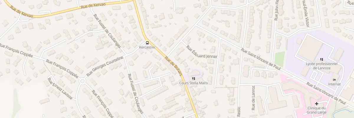 Plan du 99 Rue de Bohars à Brest