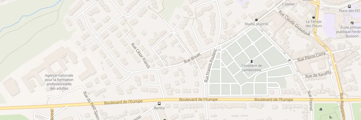 Plan du 47 Rue Bouet à Brest