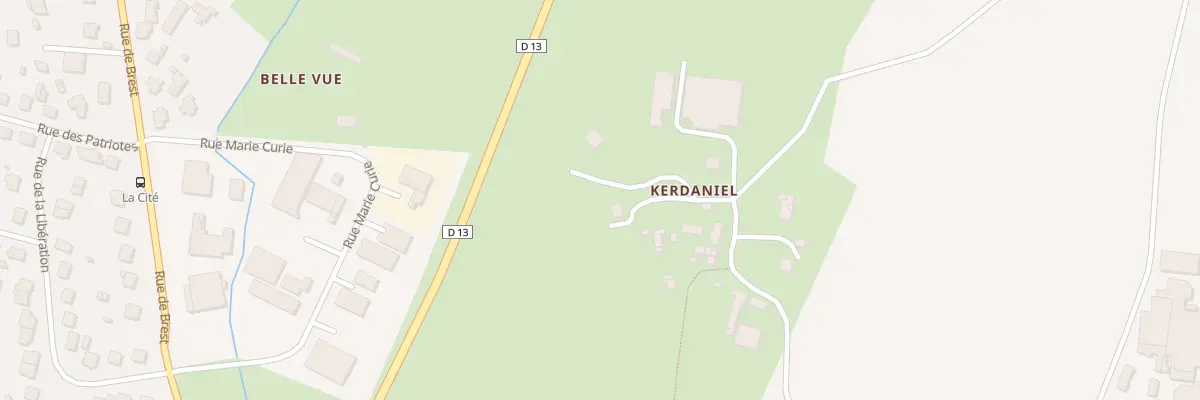 Plan du 5090 Kerdaniel à Bourg-Blanc