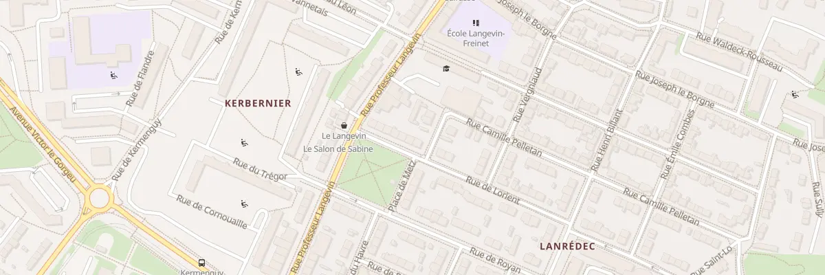 Plan du 12 Rue de Lorient à Brest