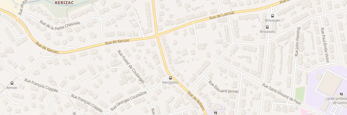 Plan du 113 Rue de Bohars à Brest