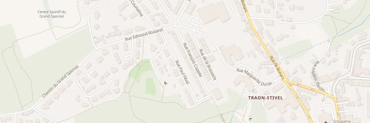 Plan du 36 Rue François Coppée à Brest