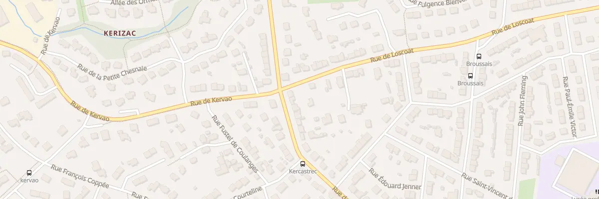 Plan du 121 Rue de Bohars à Brest