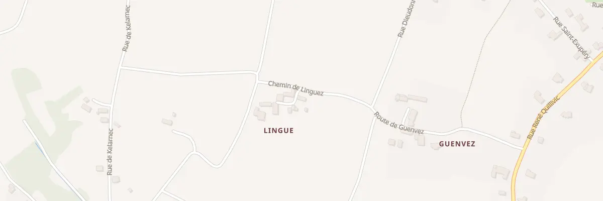 Plan du 361 Rue de Lingwez à Plouhinec