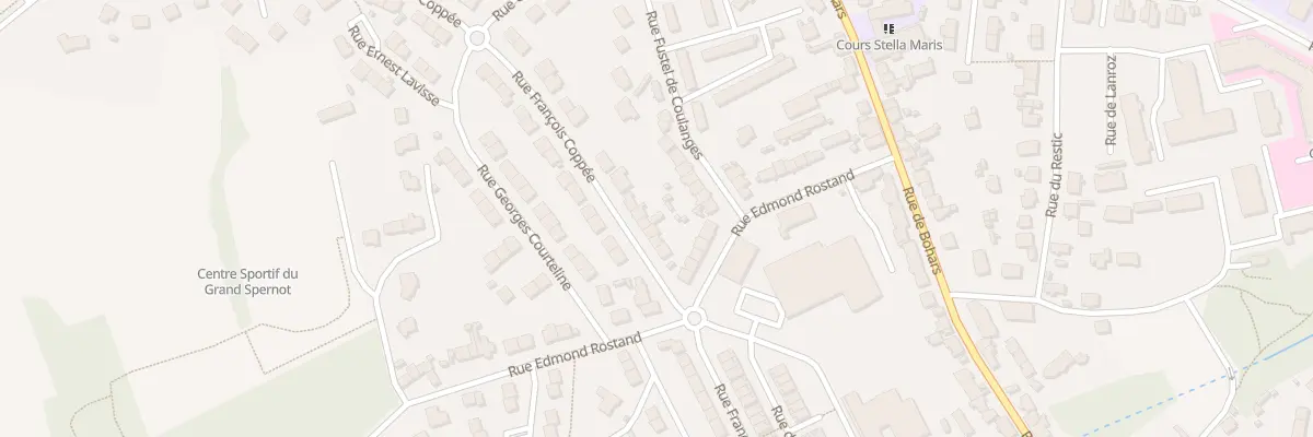 Plan du 27 Rue François Coppée à Brest