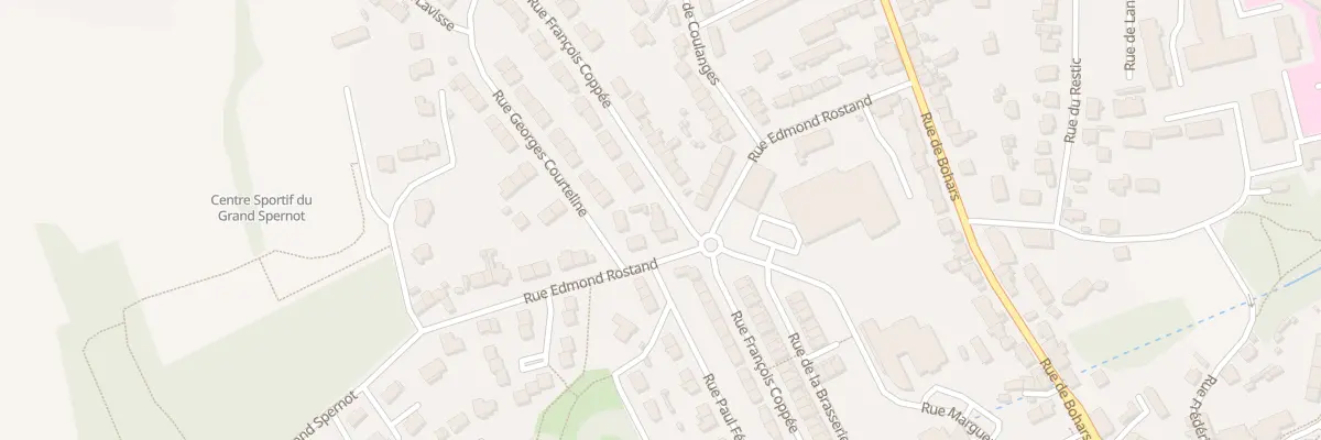 Plan du 50 Rue François Coppée à Brest