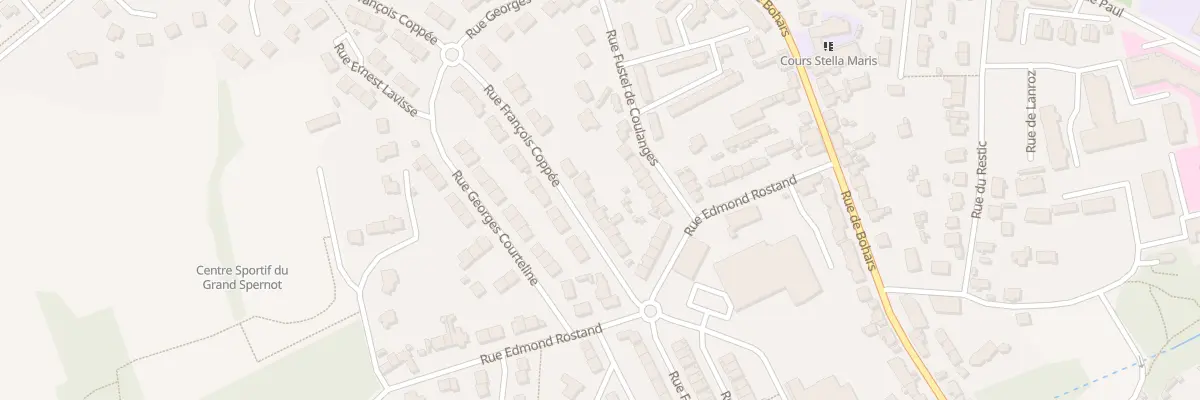 Plan du 31 Rue François Coppée à Brest