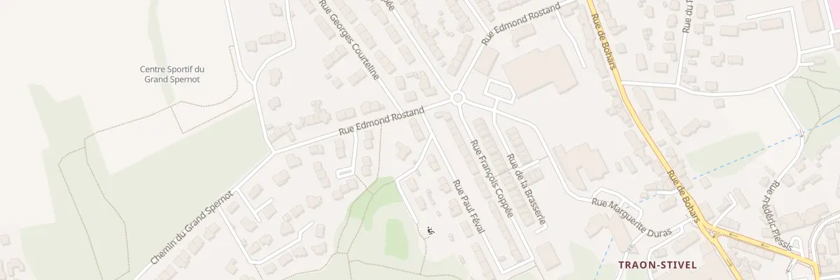 Plan du 34 Rue Paul Feval à Brest