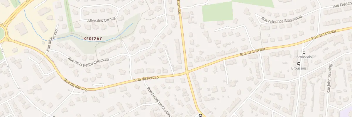 Plan du 8 Rue du Tromeur à Brest