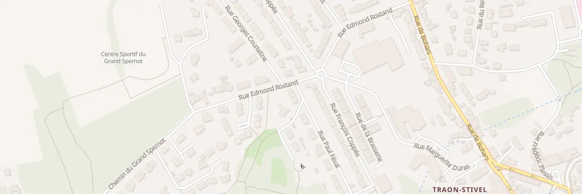 Plan du 36 Rue Paul Feval à Brest