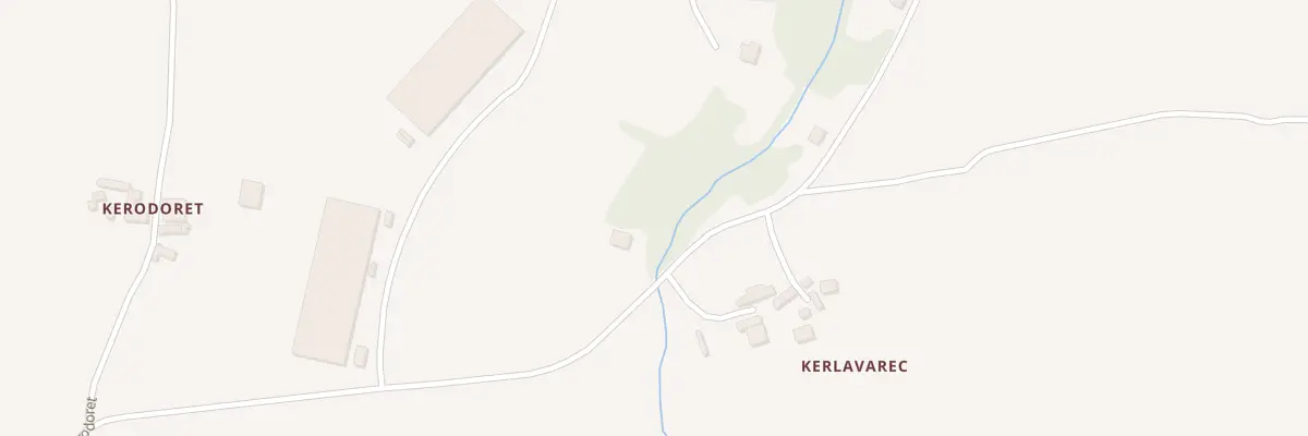 Plan du 11 Kerlavarec à Beuzec-Cap-Sizun