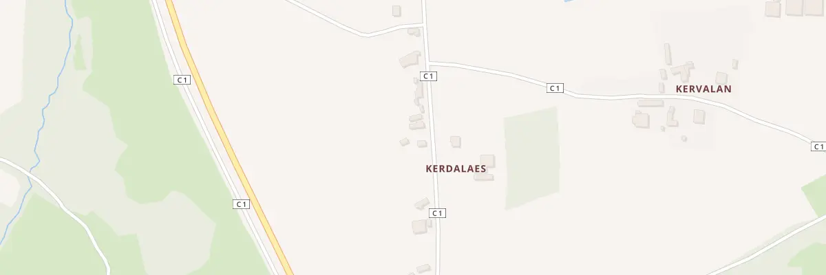 Plan du 61 Kerdalaes à Bourg-Blanc