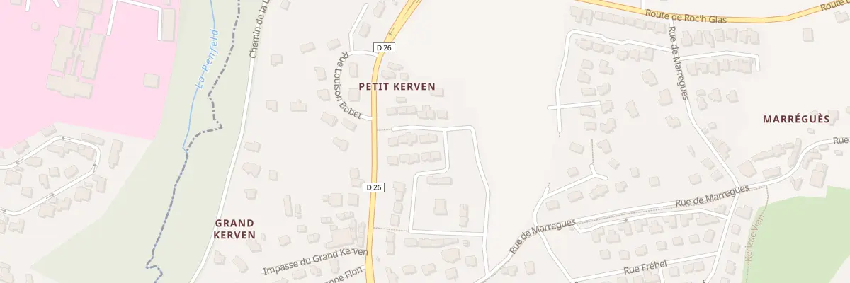 Plan du 262 Rue Marlène Dietrich à Brest