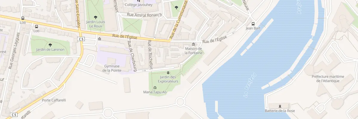 Plan du 1 Rue de Toulon à Brest