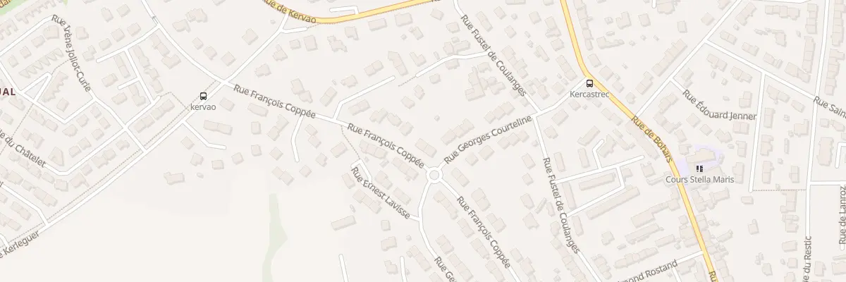 Plan du 55 Rue François Coppée à Brest