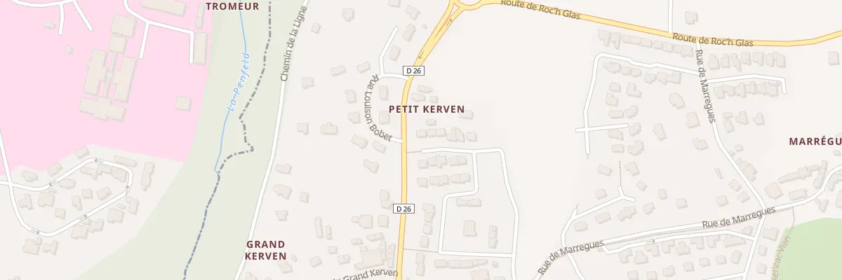 Plan du 270 Rue Marlène Dietrich à Brest