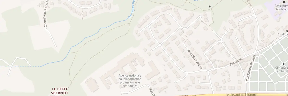 Plan du 2 Rue Jean Brunhes à Brest