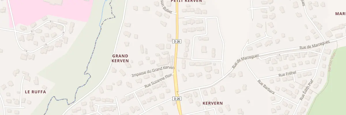 Plan du 990 Rue du Tromeur à Brest