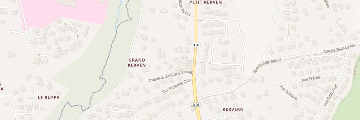 Plan du 998 Rue du Tromeur à Brest