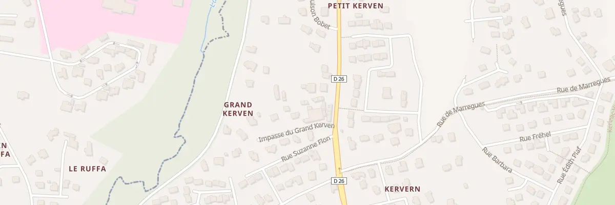 Plan du 994 Rue du Tromeur à Brest