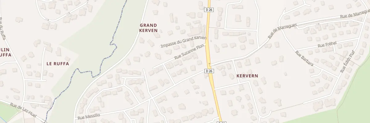 Plan du 115 Rue Suzanne Flon à Brest
