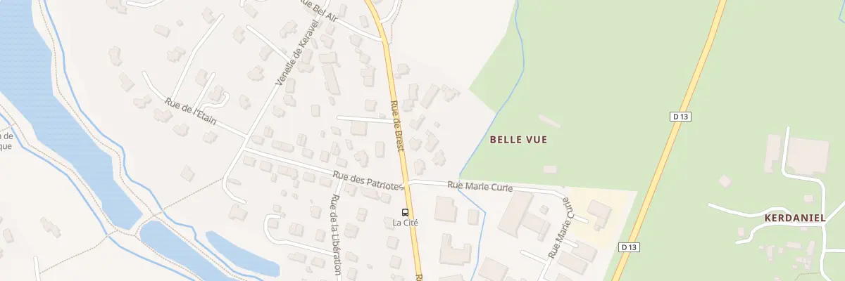 Plan du 35 Rue de Brest à Bourg-Blanc