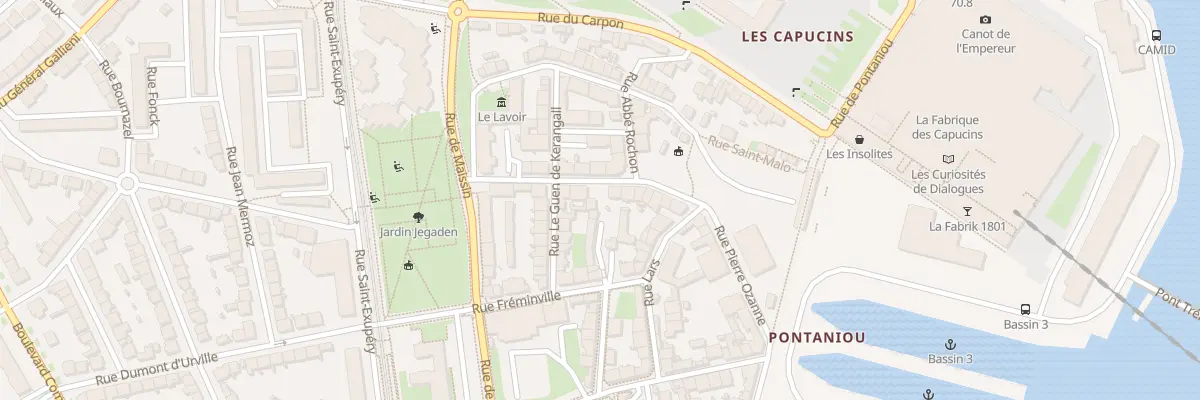 Plan du 16 Rue de la Source à Brest