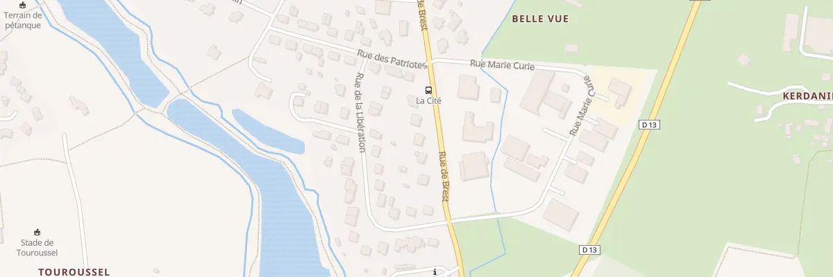 Plan du 40 Rue de Brest à Bourg-Blanc