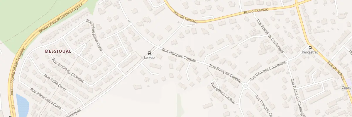 Plan du 90 Rue François Coppée à Brest