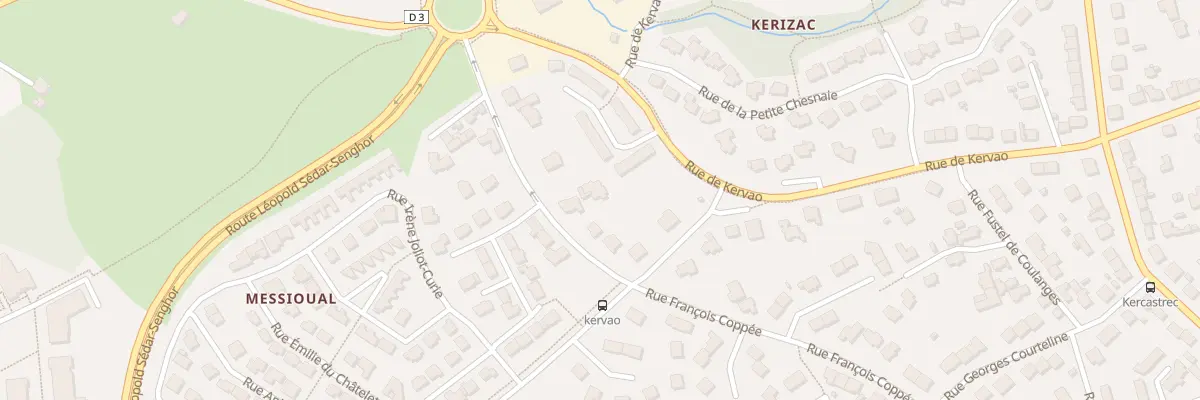 Plan du 85B Rue François Coppée à Brest