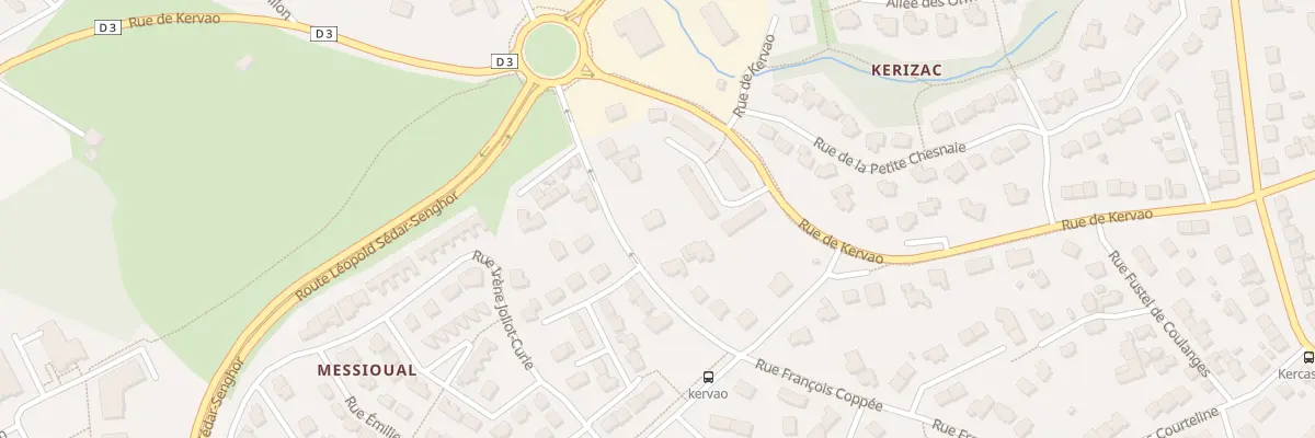 Plan du 85 Rue François Coppée à Brest