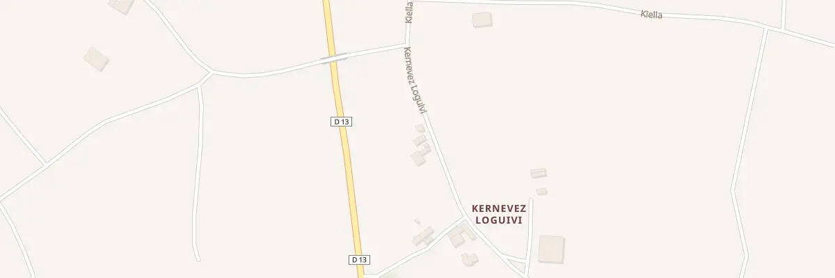 Plan du 52 Kernevez Loguivi à Plouguerneau