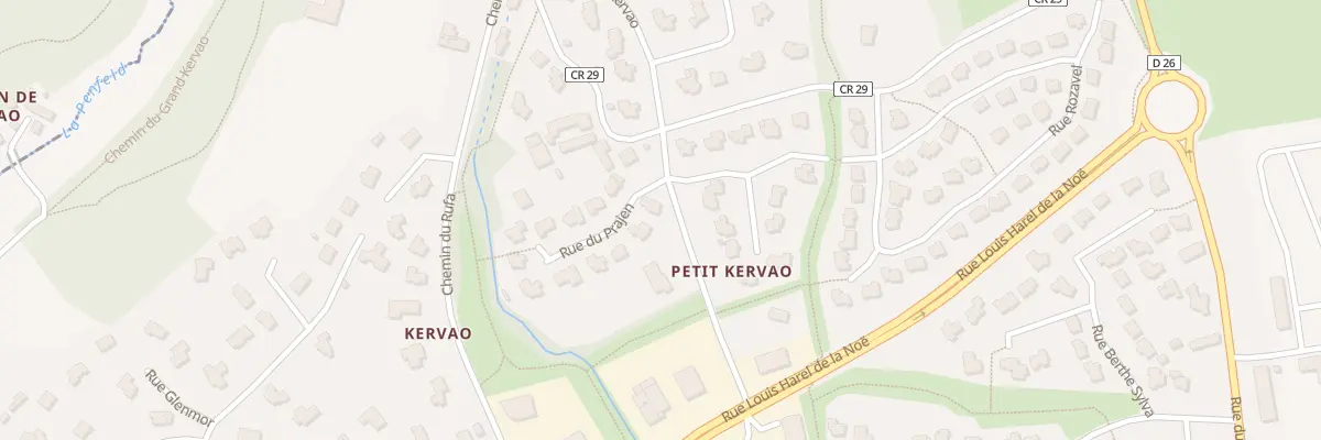 Plan du 160 Rue du Prajen à Brest