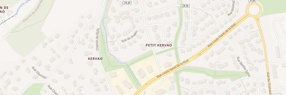 Plan du 90 Rue du Prajen à Brest
