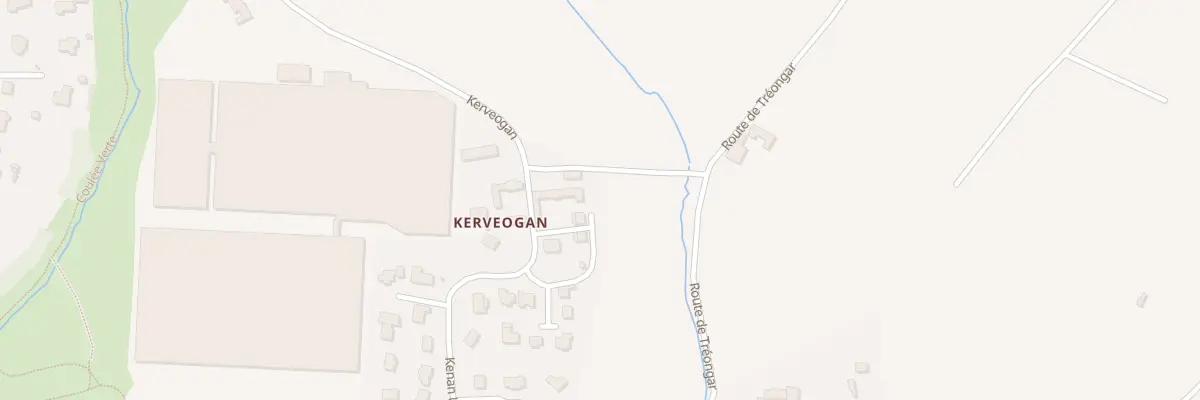 Plan du 5 Kerveogan à Plouguerneau
