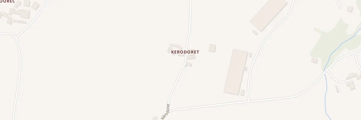 Plan du 103 Kerodoret à Beuzec-Cap-Sizun