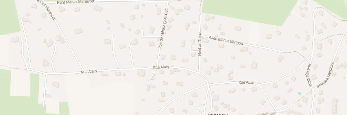 Plan du 4 Rue de Menez Ty ar Gall à Crozon